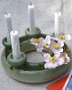 Blumenring mit abnehmbaren Kerzenaufsteckern_68,-